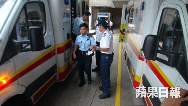 Three injured HK cops treated